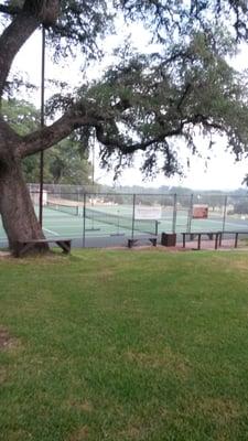 Tennis courts