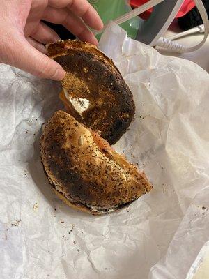 Burnt Lox Bagel