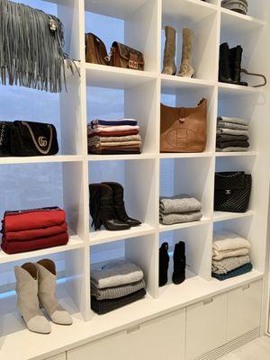 Women's closet - organized and styled