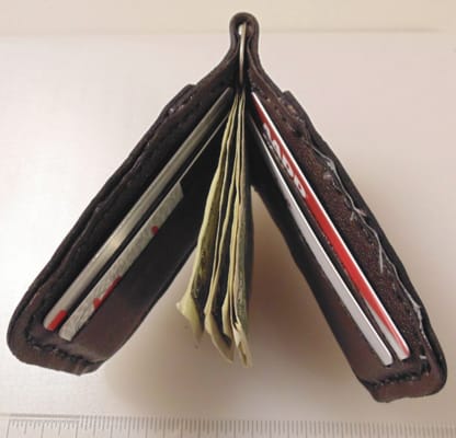 Money clip wallet.