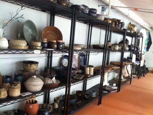 Beautiful pottery or sale by many artists