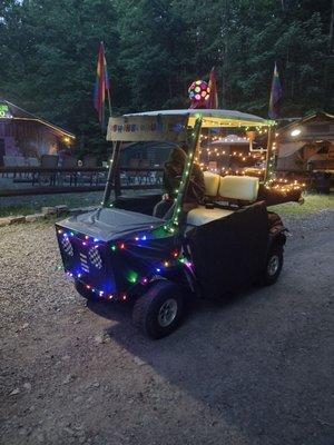 Golf cart parade