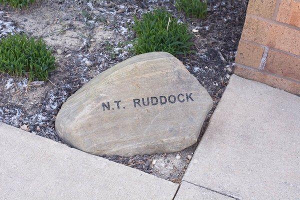 NT Ruddock stone