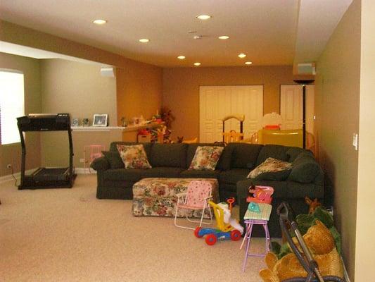 a nice finished basement