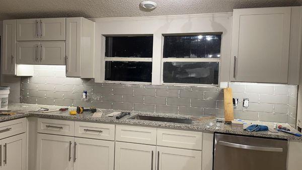 Remodeled kitchen