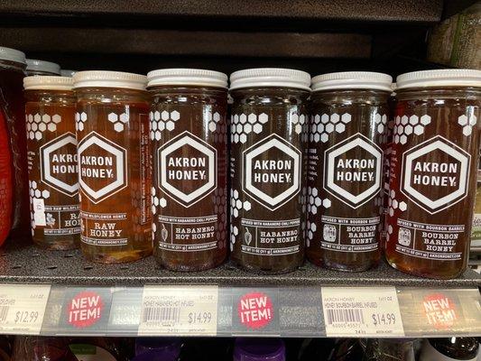 Found some local Akron Honey here