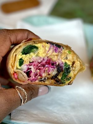 Thursdays menu item: breakfast burrito