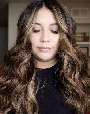 Caramel balayage