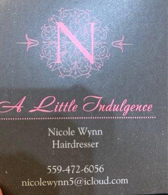 Nicole Wynn Hairdresser