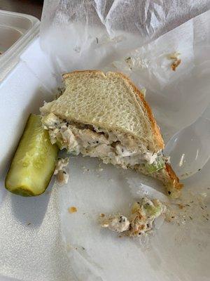 Chicken salad sandwich