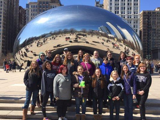 At the Bean in Chicago