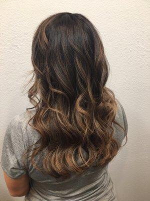 Balayage highlights