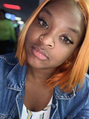 Blunt bob cut fantasy orange by Munroe