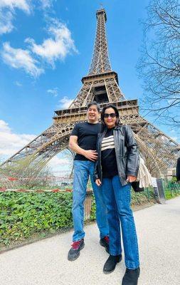 May Carangal during her trip to Paris with our travel services!