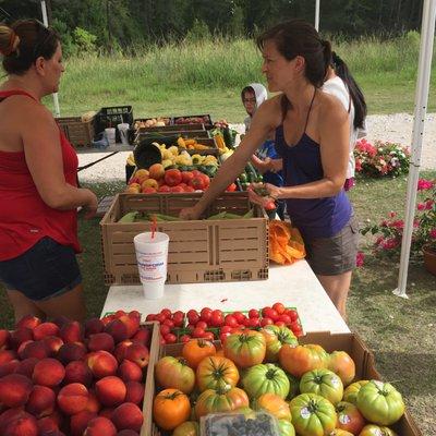 Theiss Farms with a great variety of local produce!