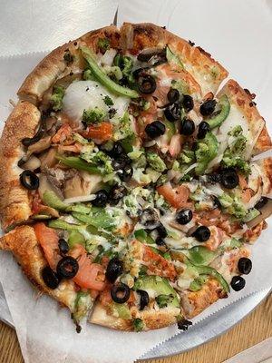 Vegetable special pizza