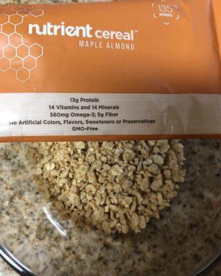 Maple almond cereal