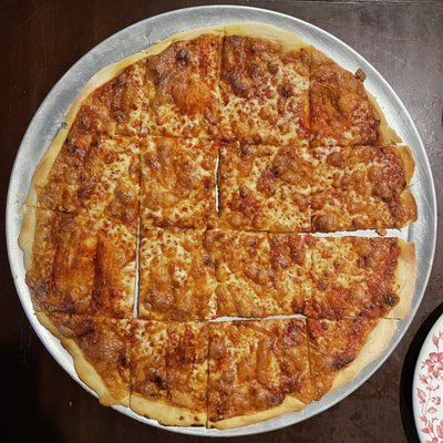 Large cheese pizza