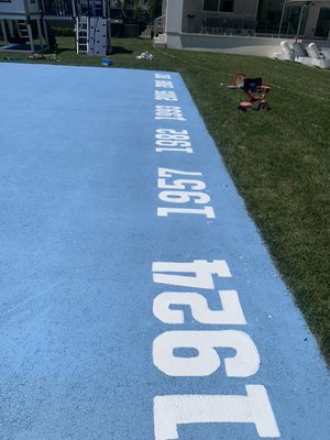 Paint job Basketball Court