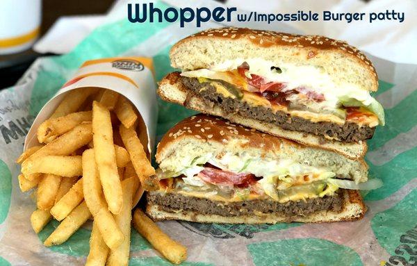 I've had the Impossible Patty at several restaurant now and I'm a fan. As a whopper it was great! Hard to believe it's not meat!