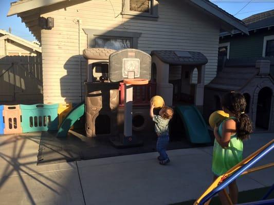 My 1yr old Shooting hoops