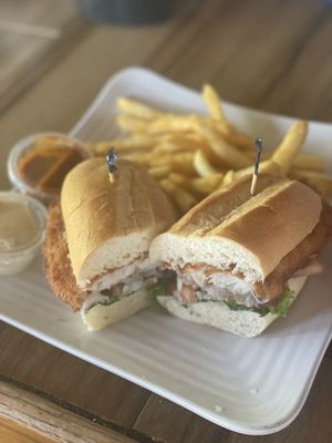 Jerk grouper sandwich