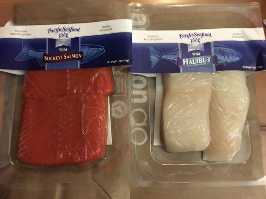 Sockeye Salmon & Halibut