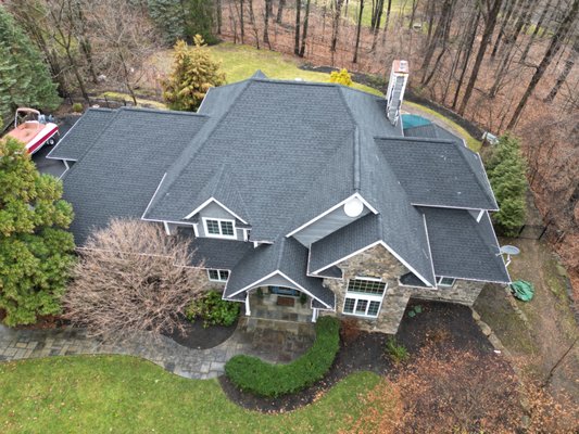 New GAF - Charcoal Roofing Shingles