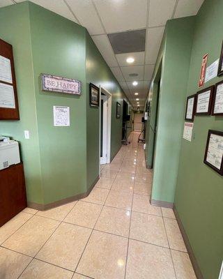 back office hallway