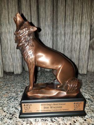 2018 Bark Busters Dog's Best Friend for Outstanding Community Service award winner