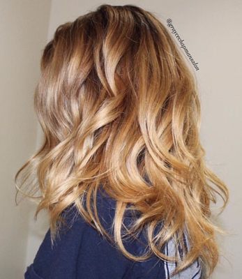 Balayage created by Lauren Bidleman.