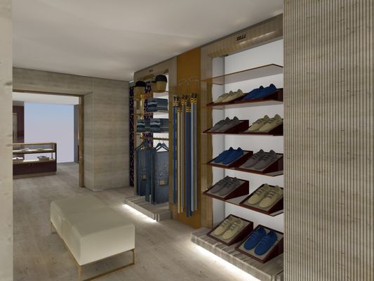 Rendering of client's closet