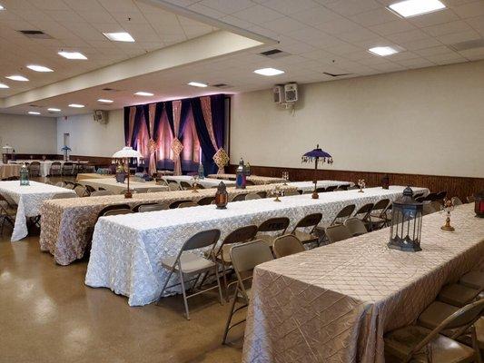 Wedding Decorations Bay Area - Pre-Wedding Sangeet & Mehndi Decor in Manteca