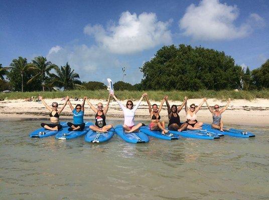 Paddleboard Yoga year round!