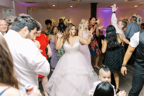 Photo by Ashley Eagleson Photography, taken at a wedding we DJ'ed and coordinated at Bull Run Golf Club in Haymarket, VA