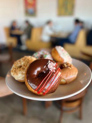 Donuts made fresh in-house every morning! (And they're vegan!)