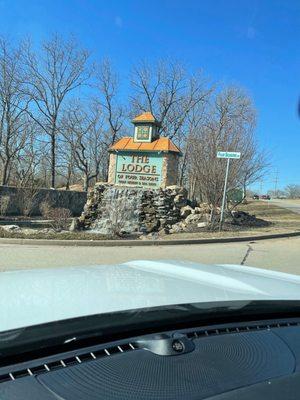 Entrance of the resort