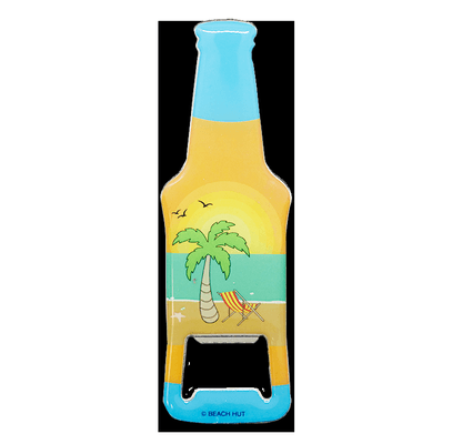 Sunset bottle opener magnet