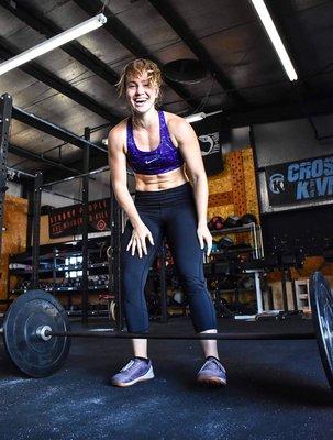 Working out with a smile