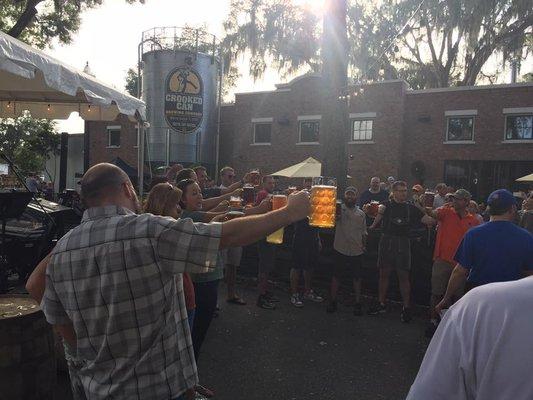 2016 Oktoberfest ~ Stein Holding Competition @ Crooked Can Brewing Company