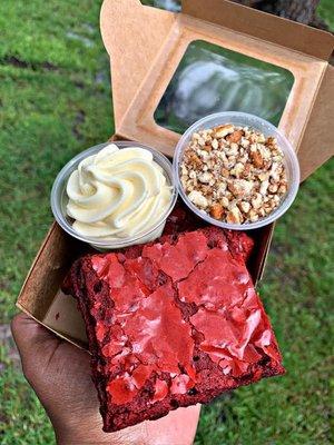 Red Velvet Brownies