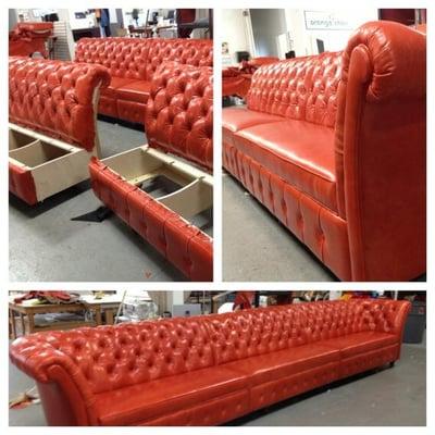 Our newest project: Custom Designed Couches for Cincinnati's Boca.