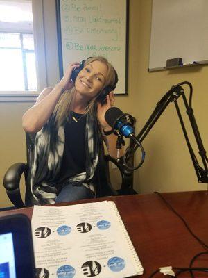 Owner/Founder Brittney Seal being interviewed by Ramona Town Radio.