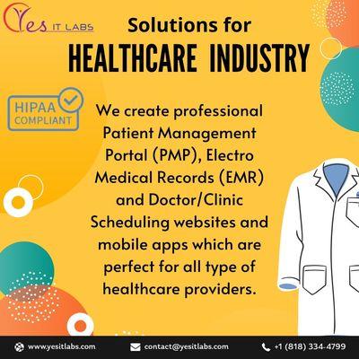 Solution for Health Industry by YES IT Labs LLC