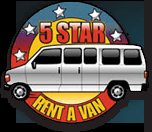 15 Passenger Van Rentals. 5 Star Rent A Van.