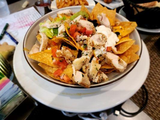 Nachos with chicken