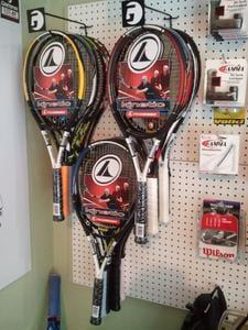 Some new ProKennex racquets.