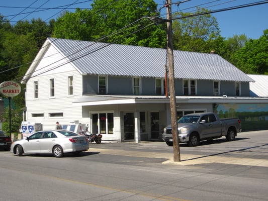 View of market from Main Street