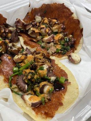 Tacos de pulpo