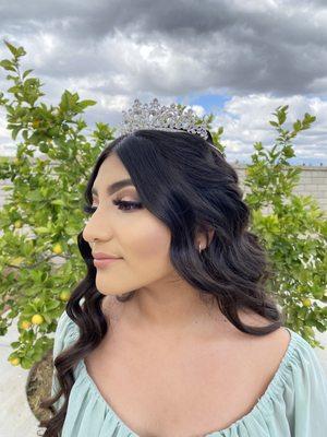 Quinceañera makeup